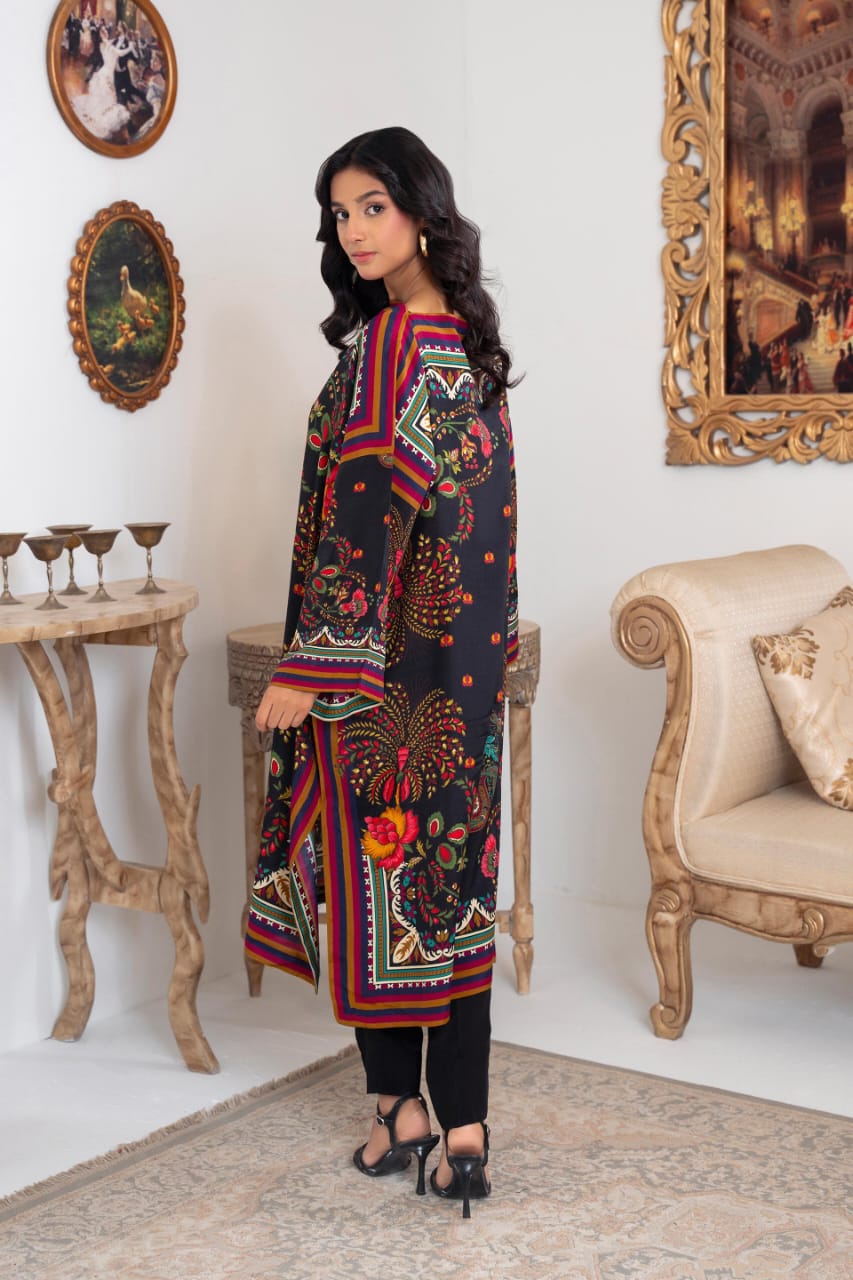 Zarqa (Stitched 2 Pcs)