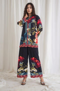 Majestic Rose Black (Stitched 2 Pcs)