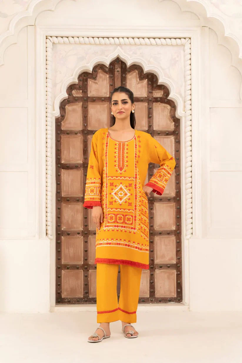 Jenifer Embroidery 2 Pcs