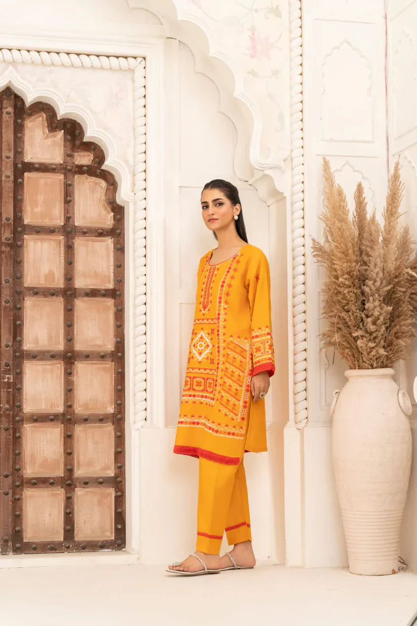 Jenifer Embroidery 2 Pcs