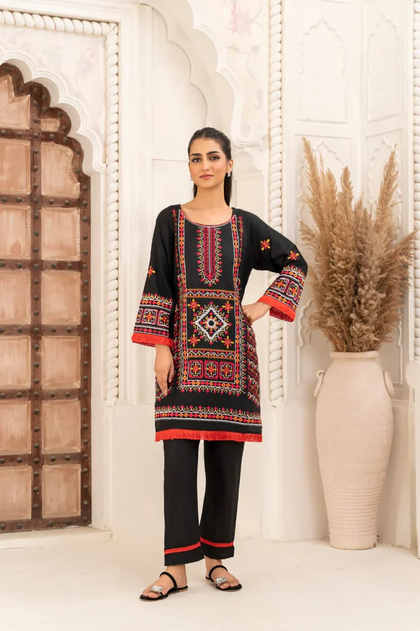 Jenifer Embroidery 2 Pcs