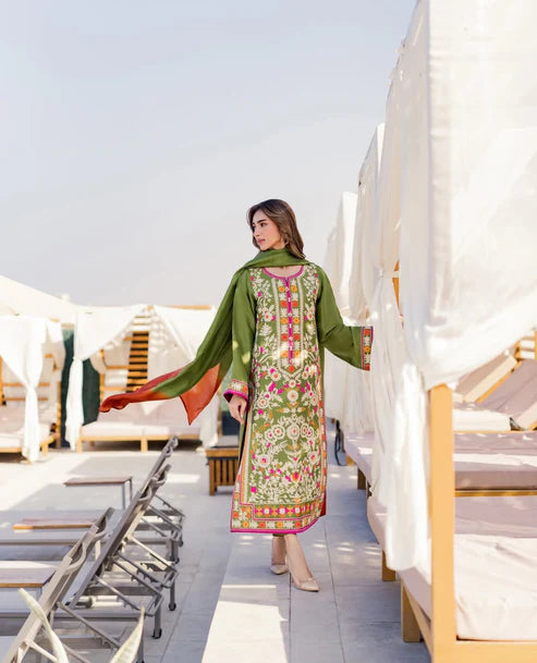 AROOSA (Embroided stitched 3 PCS)