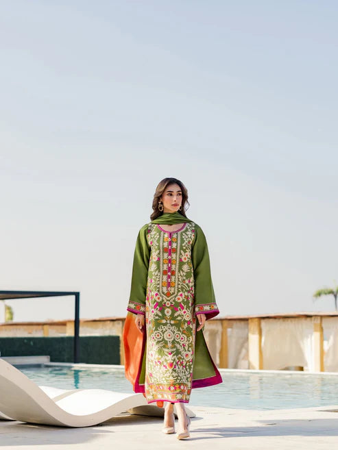 AROOSA (Embroided stitched 3 PCS)