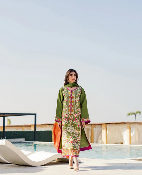 AROOSA (Embroided stitched 3 PCS)