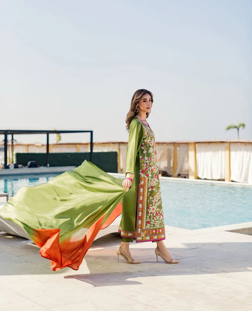 AROOSA (Embroided stitched 3 PCS)