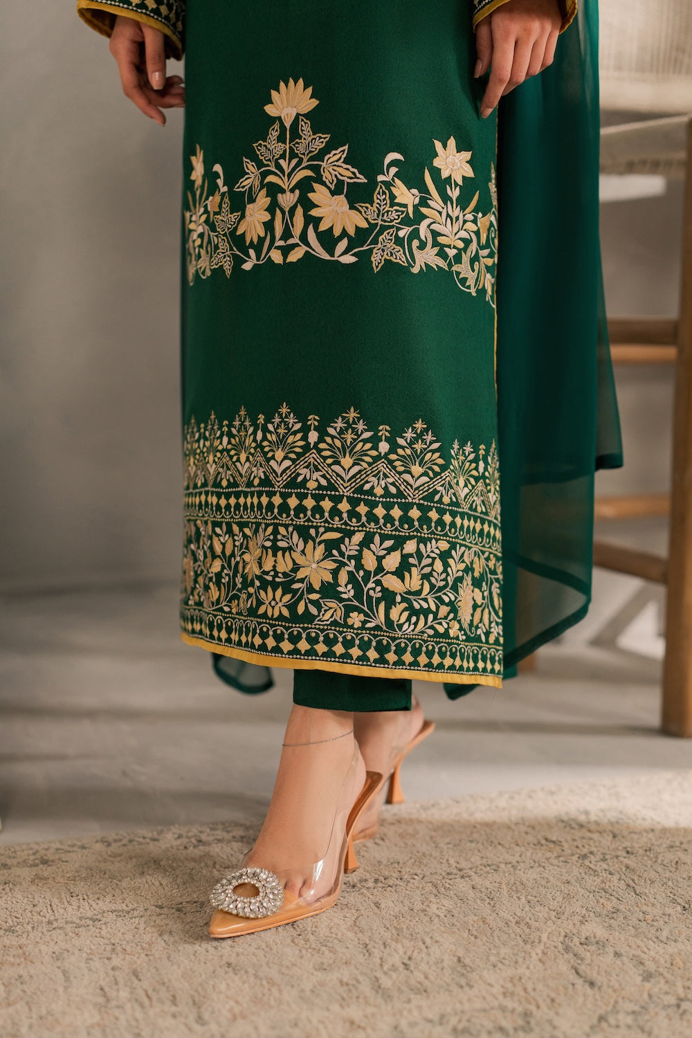 Leena (Stitched 3 Pcs)