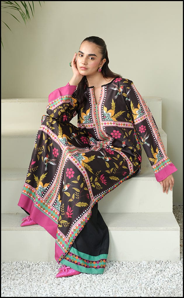 Kayseria Black (Stitched 2 Pcs)