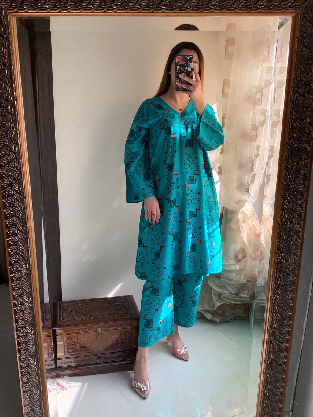 Maha (Stitched 2 Pcs)