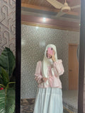 Sheelay Top and Skirt (Stitched 3 Pcs )