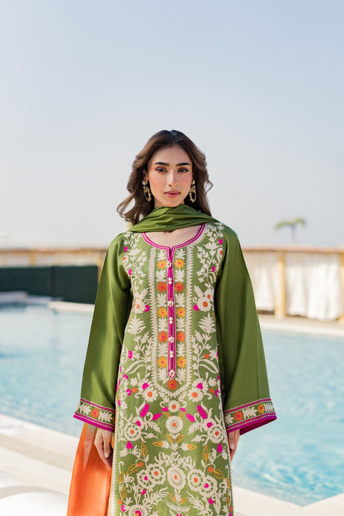 AROOSA (Embroided stitched 3 PCS)