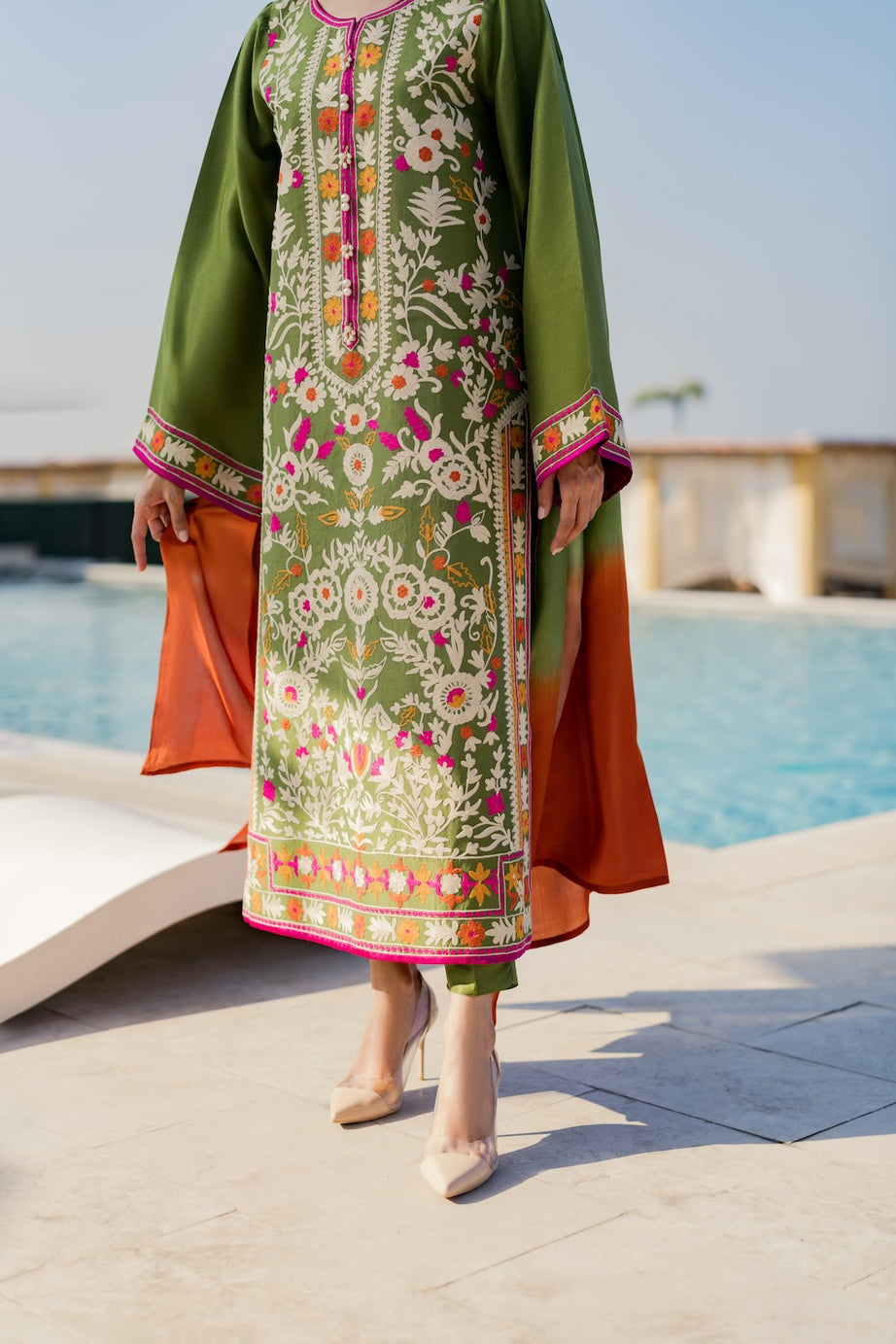 AROOSA (Embroided stitched 3 PCS)