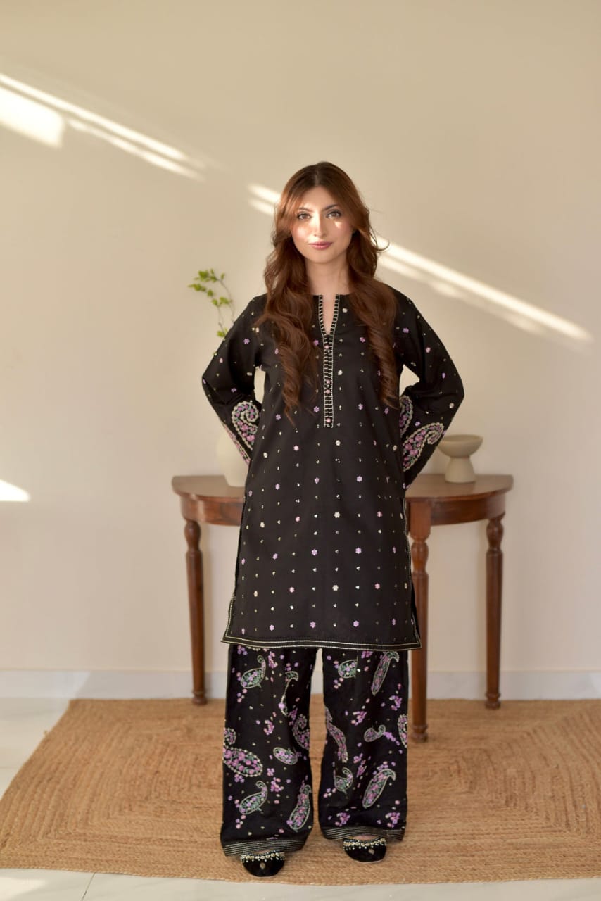 Black Cloud (Stitched 2 Pcs)