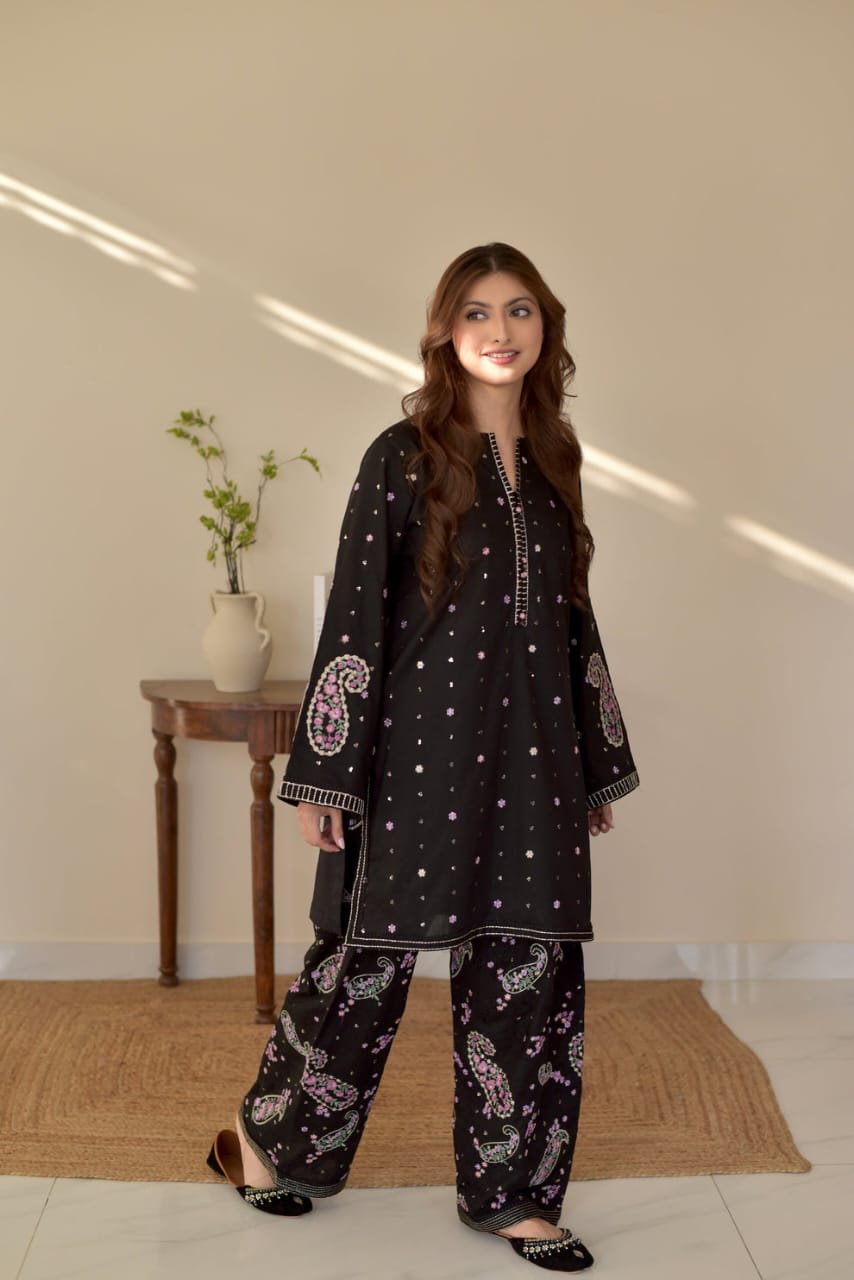 Black Cloud (Stitched 2 Pcs)