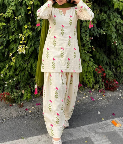 Zubiya (Farshi Shlwar stitched 2 PCS)