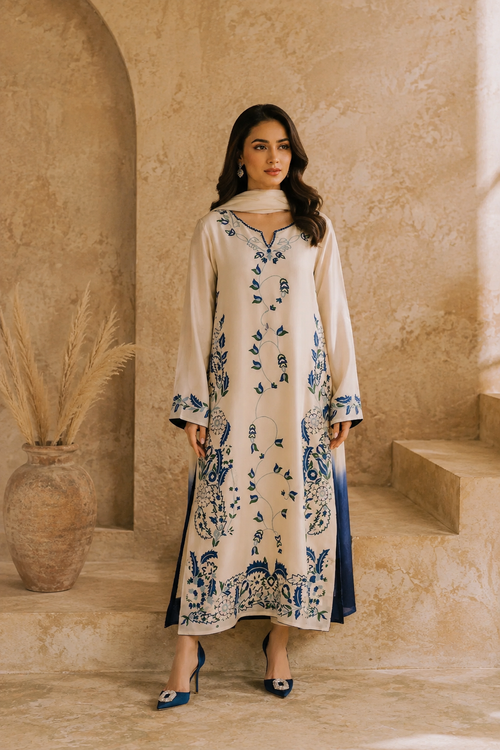 Aarina Embroided (Long Length 3 PCS)